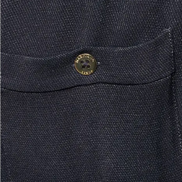 MARCIANO Isla navy shirt-dress SIZE 0- XXS woven belt - Picture 3 of 5